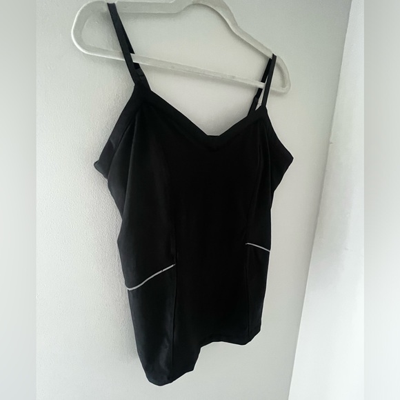 MARIKA Black Athletic Padded Tank Top XL - Picture 3 of 6